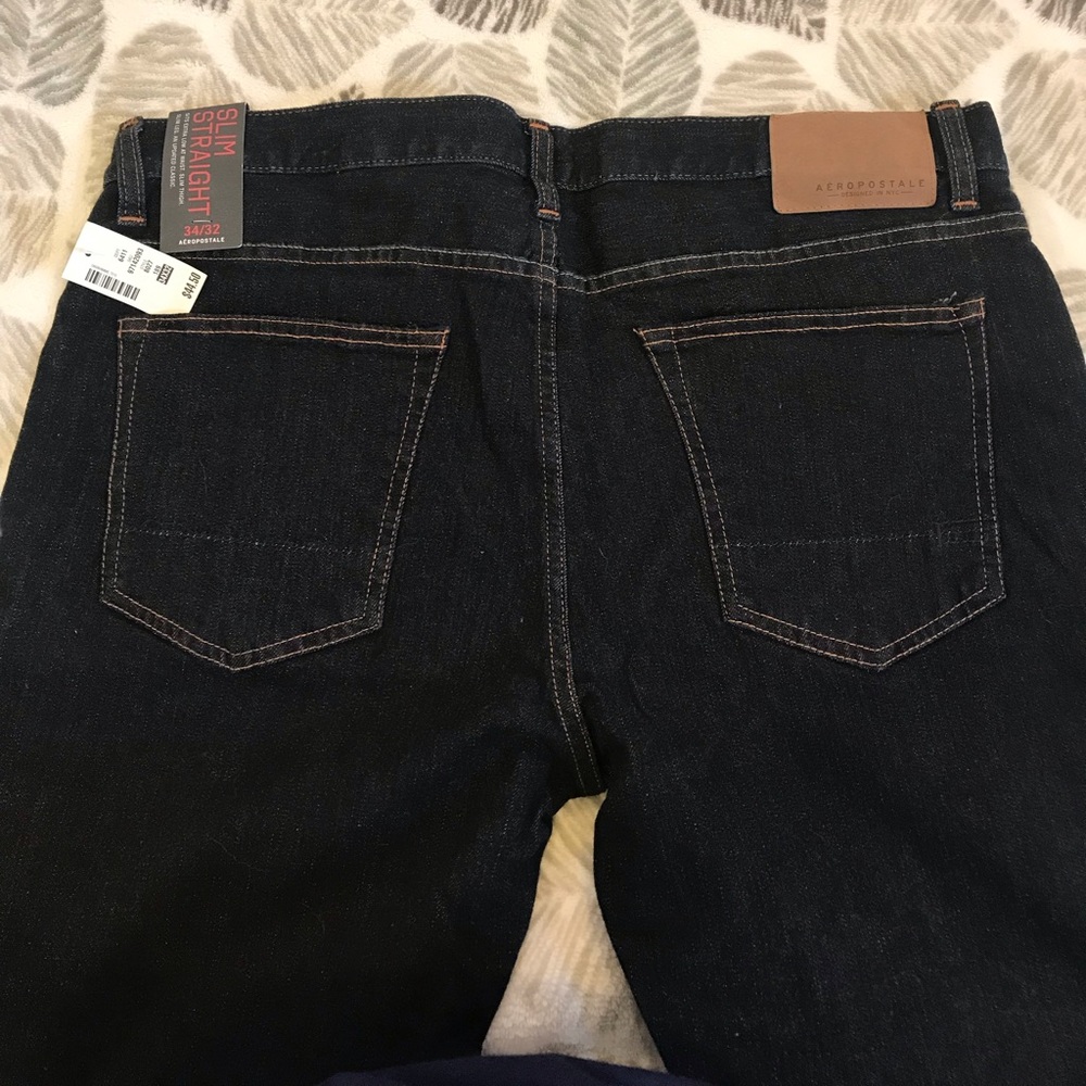 AEROPOSTALE SLIM STRAIGHT men’s jeans 34x32